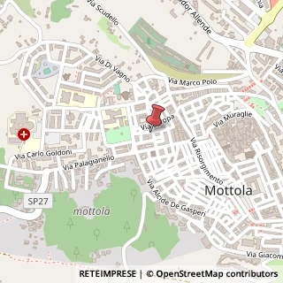 Mappa Via Michelangelo Buonarroti, 16, 74017 Mottola, Taranto (Puglia)