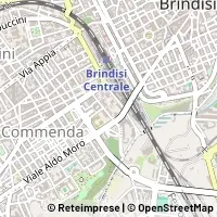 Mapa Brindisi
