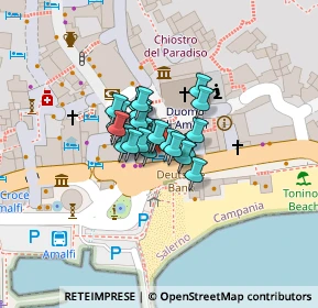 Mappa Via Duca Mansone I, 84011 Amalfi SA, Italia (0)