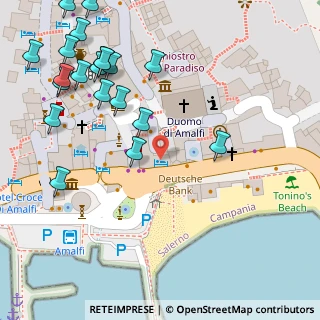 Mappa Piazza Flavio Gioia, 84017 Positano SA, Italia (0.0935)