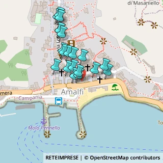 Mappa Piazza Flavio Gioia, 84017 Positano SA, Italia (0.1035)