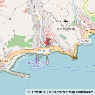 Mappa Via Duca Mansone I, 8, 84011 Amalfi, Salerno (Campania)