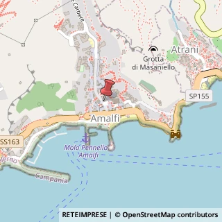 Mappa Via Duca Mansone I, 1, 84011 Amalfi, Salerno (Campania)