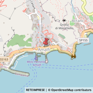 Mappa Via Matteo Camera, 2, 84011 Amalfi, Salerno (Campania)