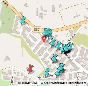 Mappa Via S. Martino TRAVERSA, 74011 Castellaneta TA, Italia (0.125)