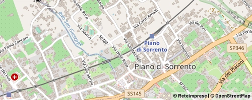 Mappa Piano di Sorrento