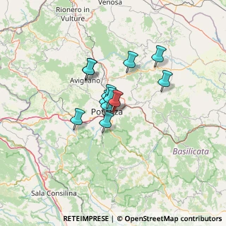 Mappa Via dei Gerani, 85100 Potenza PZ, Italia (9.37667)