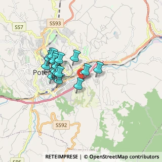 Mappa Via dei Gerani, 85100 Potenza PZ, Italia (1.52842)