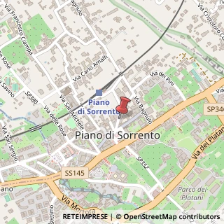 Mappa Via Casa Rosa, 19, 80063 Piano di Sorrento, Napoli (Campania)