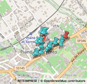 Mappa Via Casa Lauro, 80063 Piano di Sorrento NA, Italia (0.15)