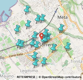 Mappa Via Casa Lauro, 80063 Piano di Sorrento NA, Italia (0.444)