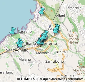 Mappa Via Casa Lauro, 80063 Piano di Sorrento NA, Italia (0.65154)