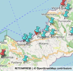 Mappa Via Mario Castellano, 80065 Sant'Agnello NA, Italia (2.5625)