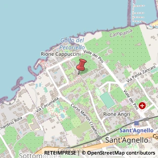 Mappa Via Cappuccini, 68A, 80065 Sant'Agnello, Napoli (Campania)