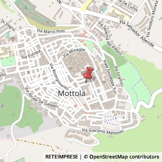 Mappa Via C. Cavour, 12, 74017 Mottola, Taranto (Puglia)