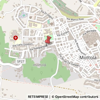 Mappa Via Pisa, 33, 74017 Mottola, Taranto (Puglia)