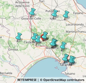 Mappa Via della libertà, 74017 Mottola TA, Italia (15.30313)