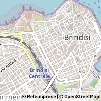Mapa Brindisi