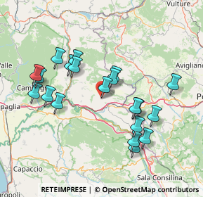 Mappa Via Aldo Moro, 84021 Buccino SA, Italia (15.7995)