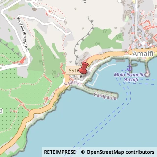Mappa Piazzale dei Protontini, 84011 Amalfi SA, Italia, 84011 Amalfi, Salerno (Campania)