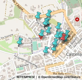 Mappa Via della Stazione, 74011 Castellaneta TA, Italia (0.217)