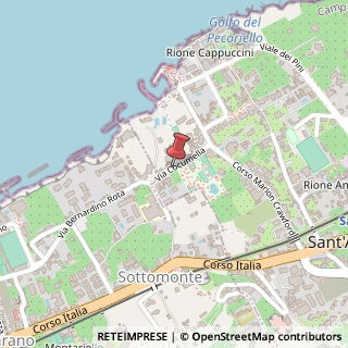 Mappa Via Cocumella, 05, 80065 Sant'Agnello, Napoli (Campania)