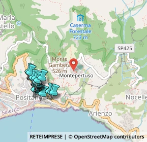 Mappa Via Pestella, 84017 Positano SA, Italia (0.6155)