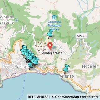 Mappa Via Pestella, 84017 Positano SA, Italia (0.5925)