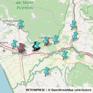 Mappa VIA PRIVATA GELSOMINO MASTROLIA, 84022 Campagna SA, Italia (8.228)