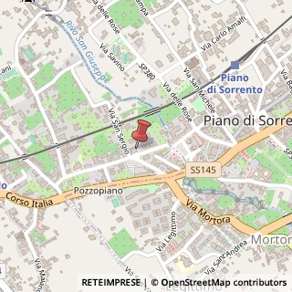 Mappa Via San Sergio, 27, 80065 Sant'Agnello, Napoli (Campania)