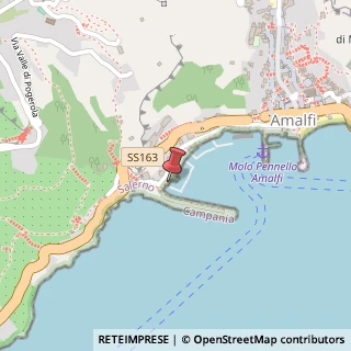 Mappa Via Lungomare dei Cavalieri, 84011 Amalfi SA, Italia, 84011 Amalfi, Salerno (Campania)