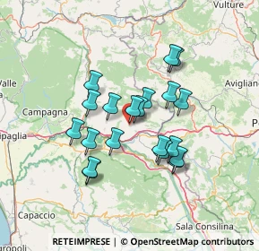Mappa SP 10b, 84021 Buccino SA, Italia (12.149)