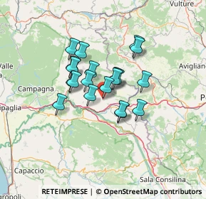 Mappa SP 10b, 84021 Buccino SA, Italia (10.1805)