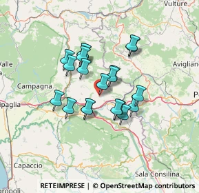 Mappa SP 10b, 84021 Buccino SA, Italia (10.9785)