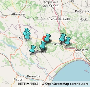 Mappa Via Toscana, 74014 Laterza TA, Italia (9.37842)