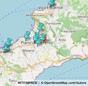 Mappa Via Cavone, 80063 Piano di Sorrento NA, Italia (2.14727)