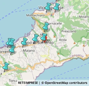 Mappa Via Cavone, 80063 Piano di Sorrento NA, Italia (2.65364)