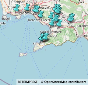 Mappa Via Cavone, 80063 Piano di Sorrento NA, Italia (16.976)