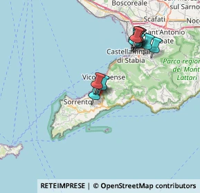 Mappa Via Cavone, 80063 Piano di Sorrento NA, Italia (7.04154)