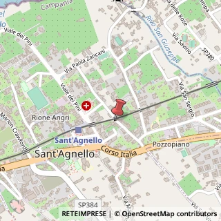 Mappa Via Iommella Piccola, 42, 80065 Sant'Agnello, Napoli (Campania)