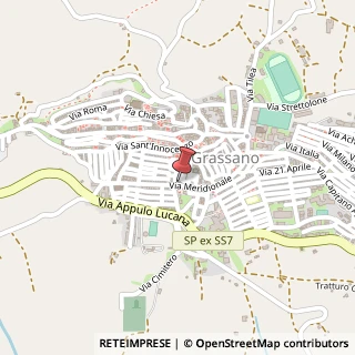 Mappa Via meridionale 112, 75014 Grassano, Matera (Basilicata)
