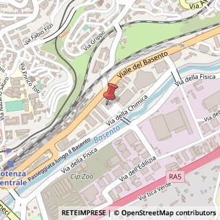 Mappa Viale del Basento, 114, 85100 Potenza, Potenza (Basilicata)