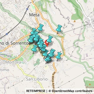 Mappa Via Botteghelle, 80063 Piano di Sorrento NA, Italia (0.31379)