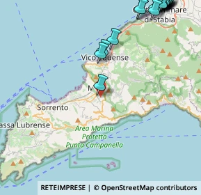 Mappa Via Botteghelle, 80063 Piano di Sorrento NA, Italia (7.242)