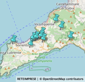 Mappa Via Botteghelle, 80063 Piano di Sorrento NA, Italia (2.66545)