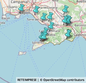 Mappa Via Botteghelle, 80063 Piano di Sorrento NA, Italia (15.48188)