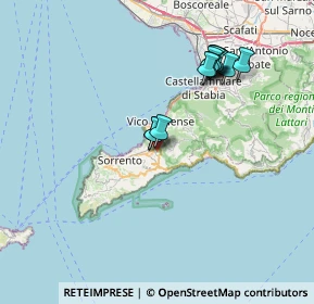 Mappa Via Botteghelle, 80063 Piano di Sorrento NA, Italia (7.27667)