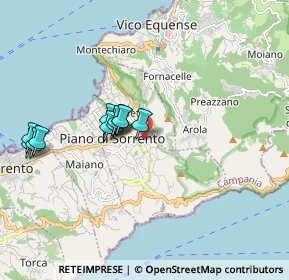 Mappa Via Botteghelle, 80063 Piano di Sorrento NA, Italia (1.78182)