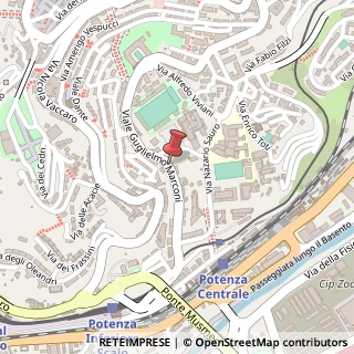 Mappa Via G. Marconi, 61, 85100 Potenza, Potenza (Basilicata)
