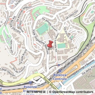 Mappa Via G. Marconi, 287, 85100 Potenza, Potenza (Basilicata)